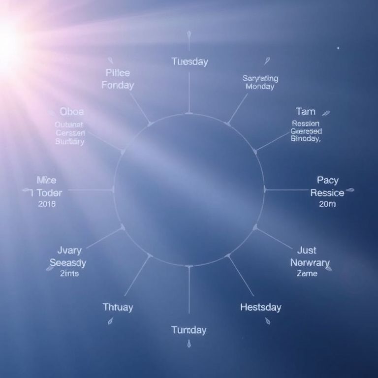 Spiritual Meaning of the Days of the Week