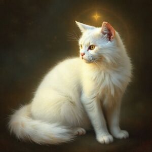 spiritual meaning of the white cat