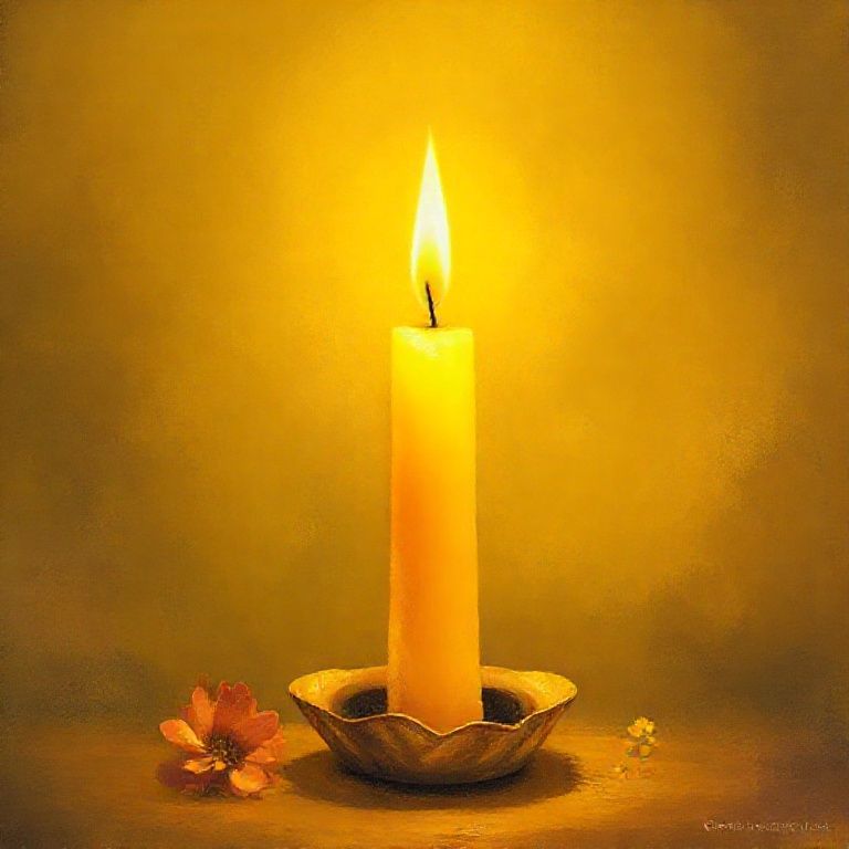 spiritual meaning of the yellow candle