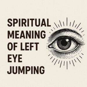 Spiritual Meanings of Left Eye Jumping