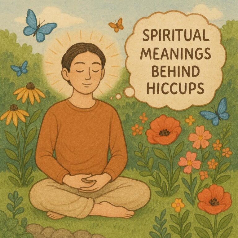 spiritual meanings behind hiccups