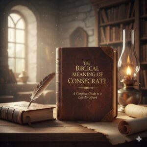 Biblical Meaning of Consecrate