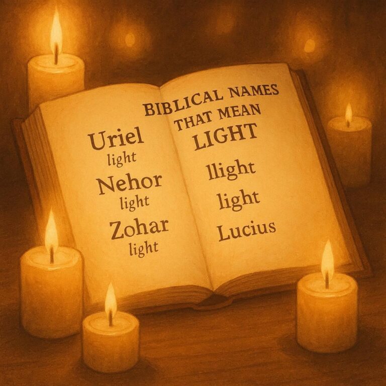 Biblical Names Meaning Light