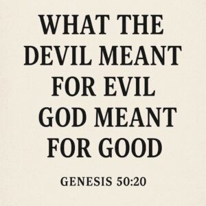 Bible Verse What The Devil Meant For Evil