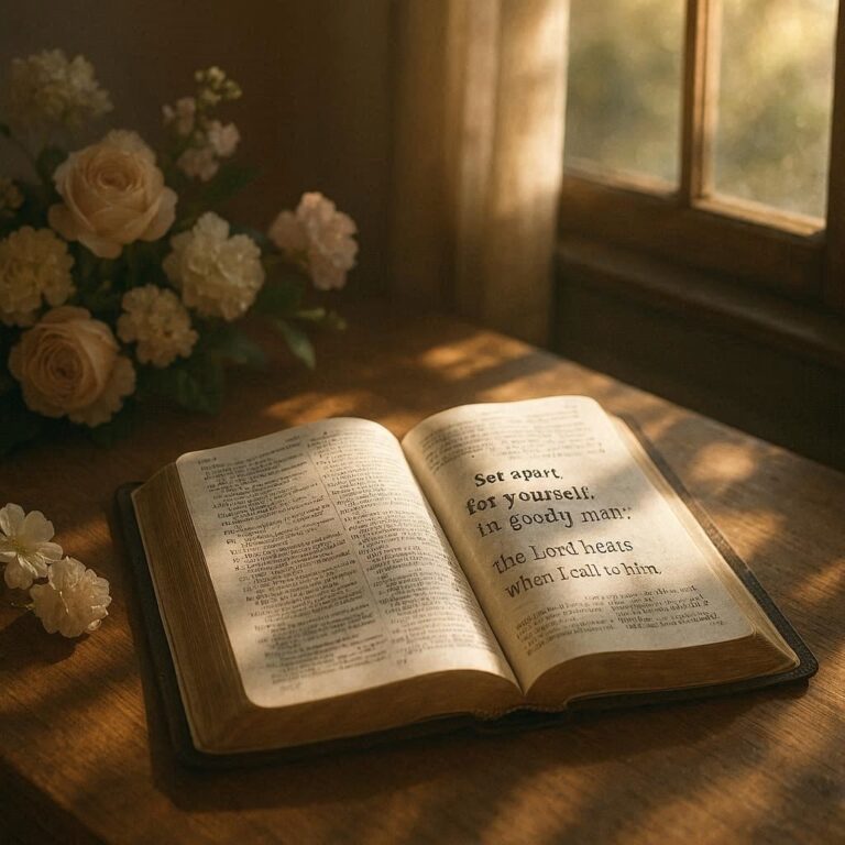 Bible Verse of Being Set Apart