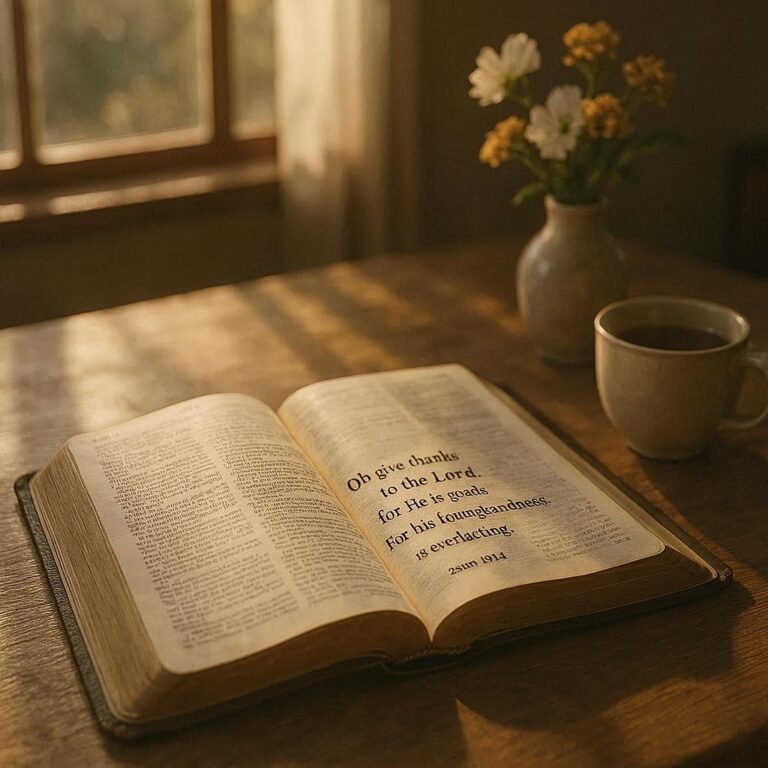 Bible Verse of Being Thankful