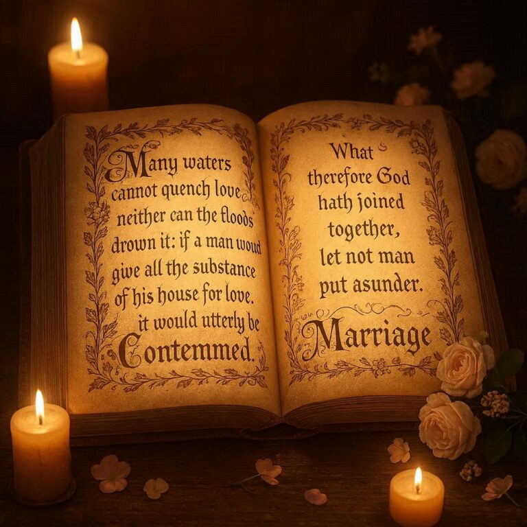 Biblical Verses on Marriage
