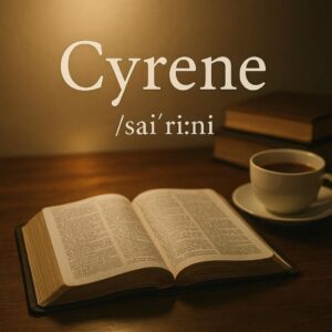 How To Pronounce Cyrene In The Bible