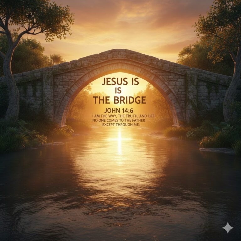 Jesus Is The Bridge Bible Verse