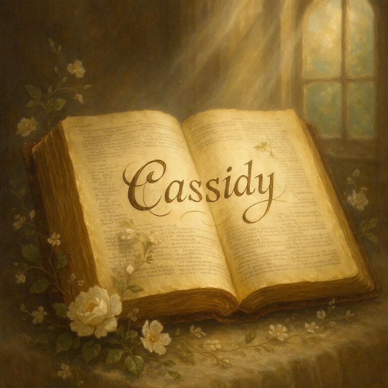 Meaning Of The Name Cassidy In The Bible
