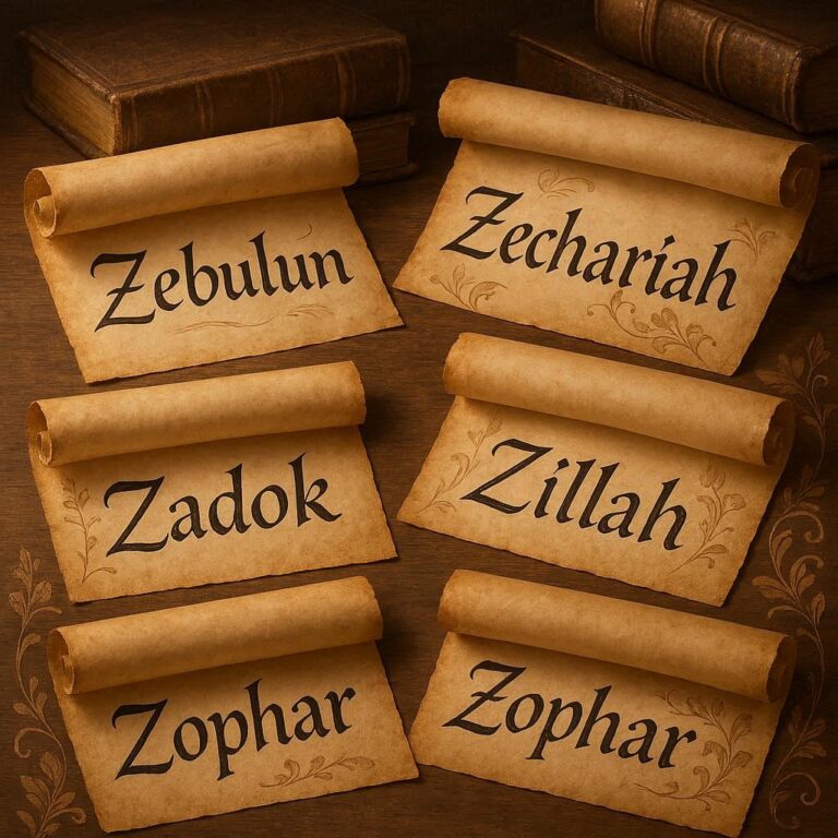 Names That Begin With Z In The Bible