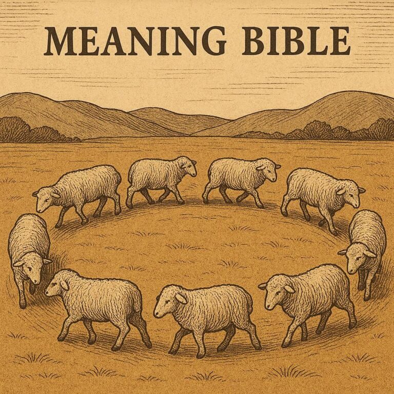 Sheep Walking In Circles Meaning Bible