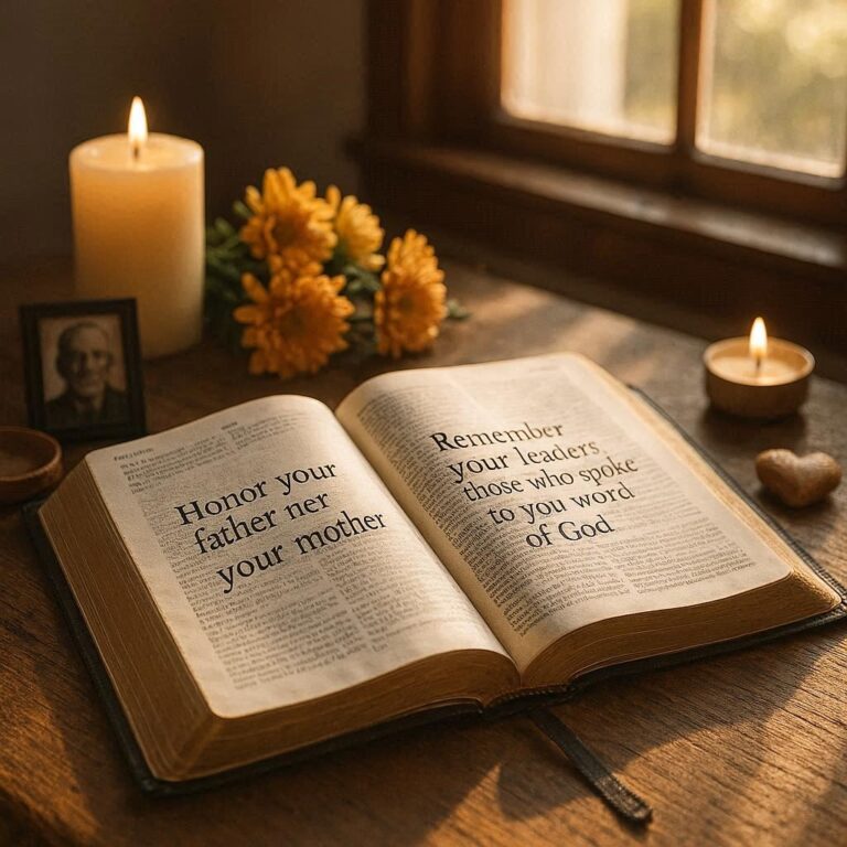 What Does The Bible Say About Honoring The Dead