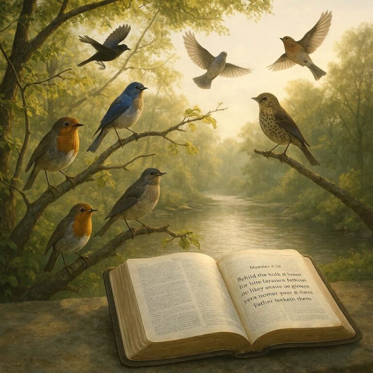 bible verse of birds