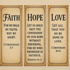 Biblical Verses on Faith Hope and Love
