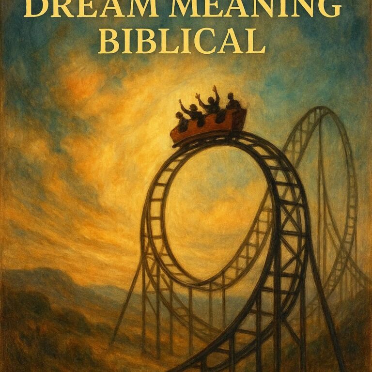 Roller Coaster Dream Meaning Biblical