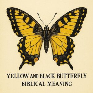 Yellow and Black Butterfly Biblical Meaning