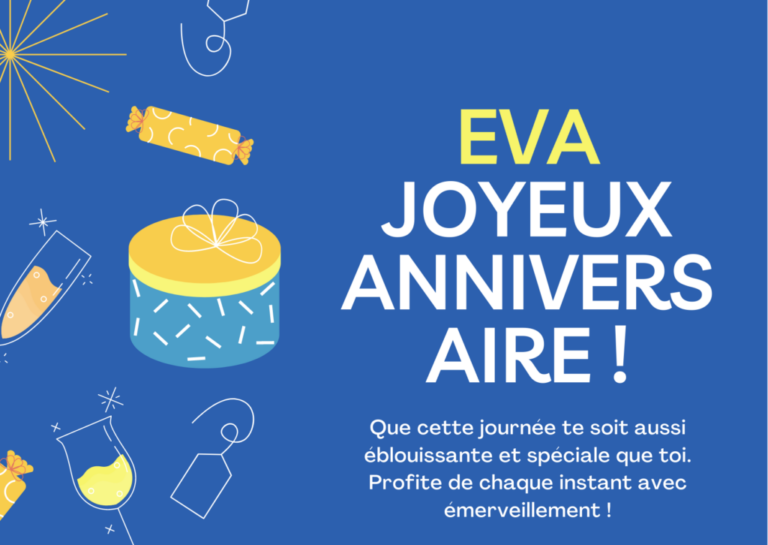 Textes et messages d’anniversaire pour Eva