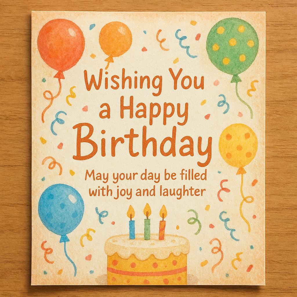 Vœux d’Anniversaire Simples et Sincères