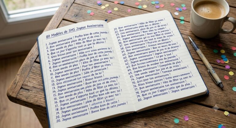 80 modèles de SMS joyeux anniversaire