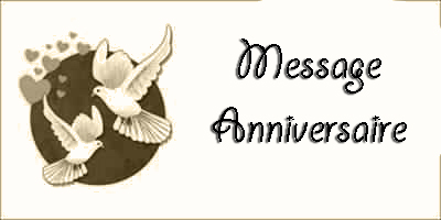 Message original pour un anniversaire
