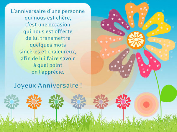 Souhaiter un anniversaire à une petite amie