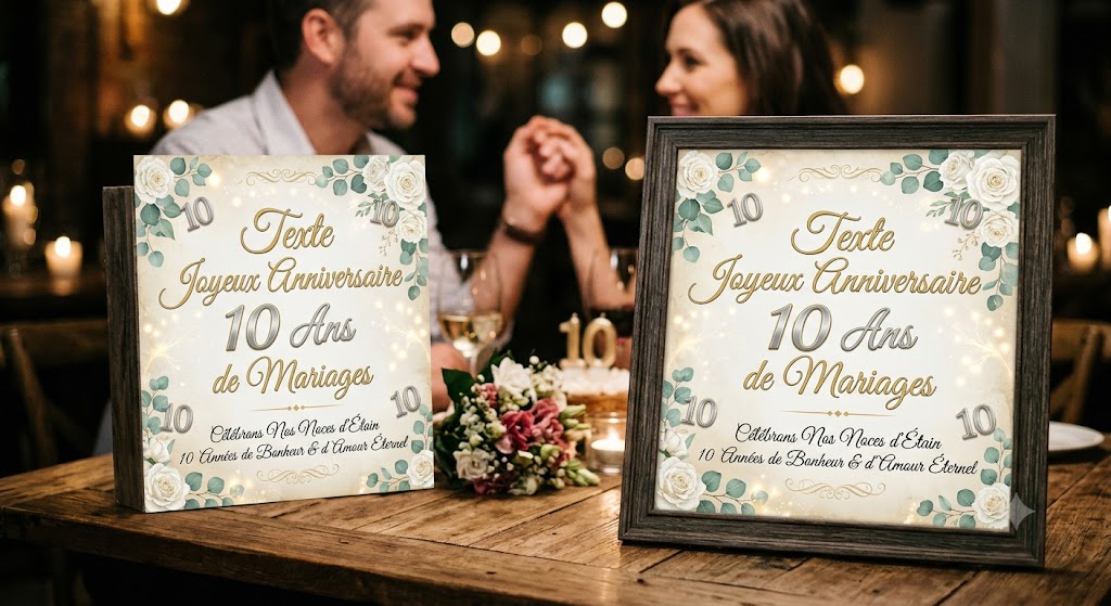 Texte anniversaire 10 ans mariages