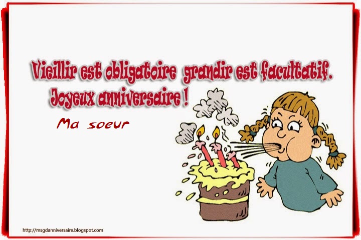 Texte anniversaire avec humour