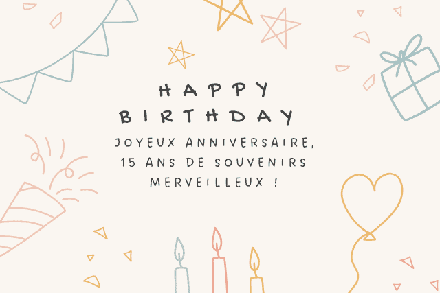 Texte d’anniversaire 20 Ans