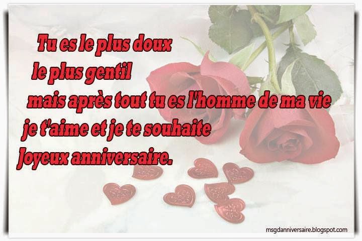 Texte d'anniversaire de mariage pour son mari