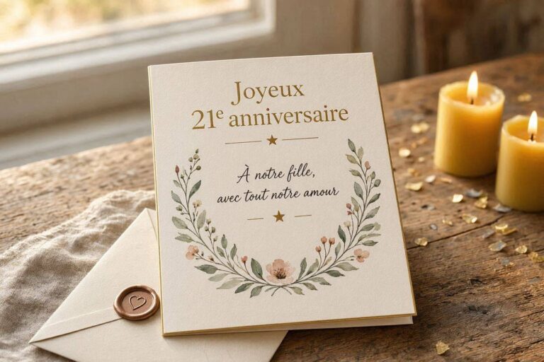Texte d'anniversaire pour ma fille à l'occasion de ses 21 ans