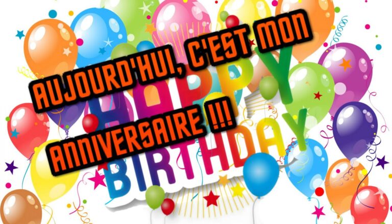 Texte pour son propre anniversaire