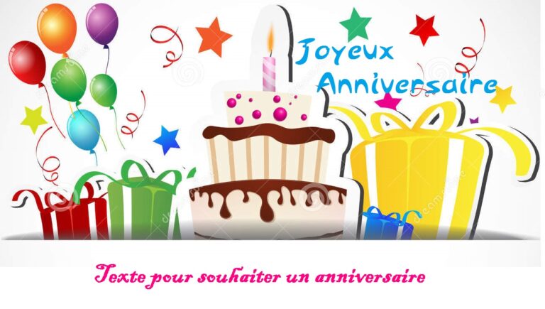Texte pour souhaiter un anniversaire