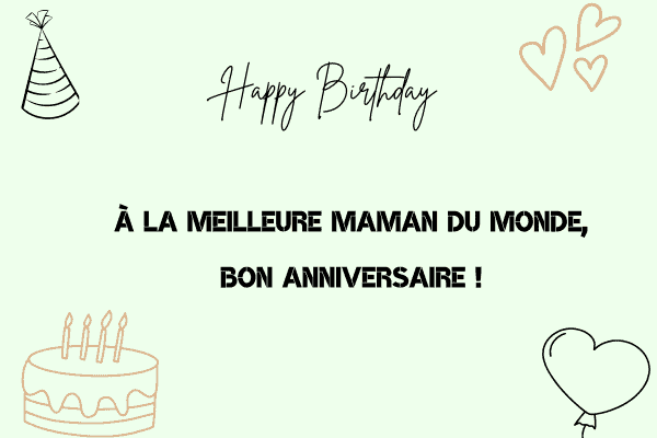Textes d’anniversaire touchants pour sa maman