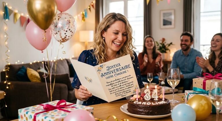 Textes pour souhaiter un joyeux anniversaire à Caroline