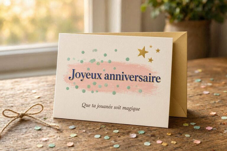 message sympa pour souhaiter un anniversaire