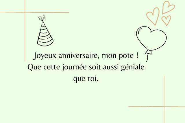 textes et SMS d’anniversaire pour un ami