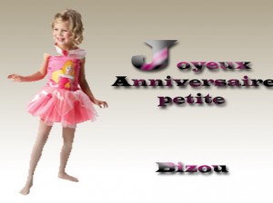 Modèle de Texte d'anniversaire pour une belle fille