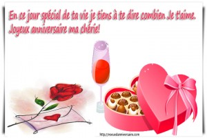 Modèle de texte d'anniversaire pour les amoureux