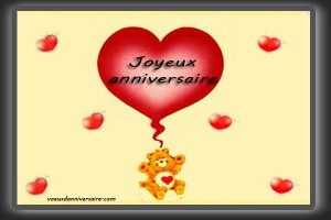 Poème d'anniversaire pour son amour