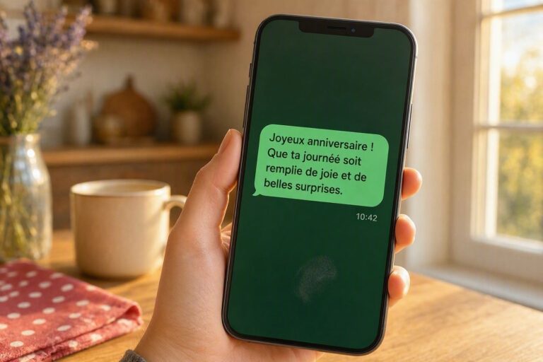Sms heureux anniversaire – message d’anniversaire