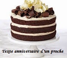 TEXTE ANNIVERSAIRE D’UN PROCHE