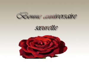 Texte d'anniversaire pour ma belle soeur