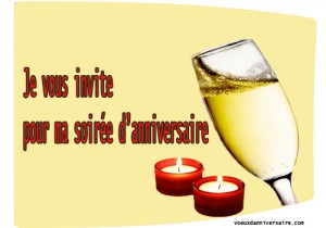Texte d'invitation d'anniversaire original pour les adultes