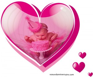Voeux d'anniversaire pour enfant un an