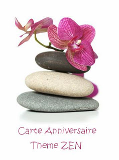 CARTE ANNIVERSAIRE ZEN
