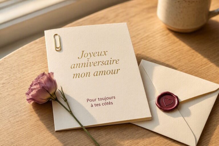 Message d'amour pour souhaiter un bon anniversaire