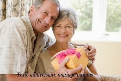 TEXTE ANNIVERSAIRE MARAIGE PARANTS