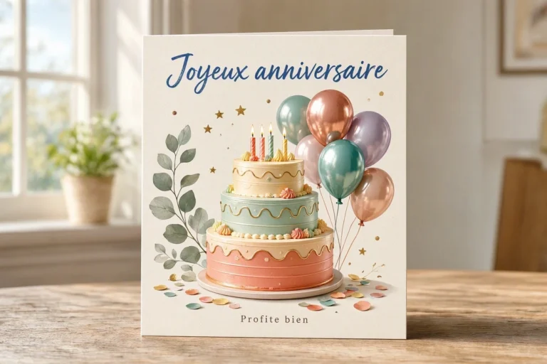 Carte anniversaire
